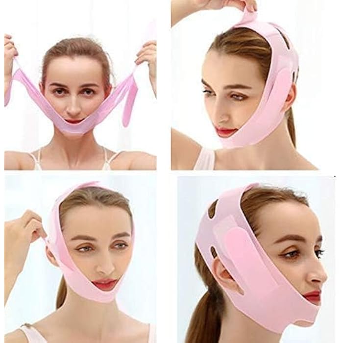 Silicone Face Mask Face Lifting Bandage Slimming Face Mask for Chin Cheek Reducer Double Chin Reducer - Image 2